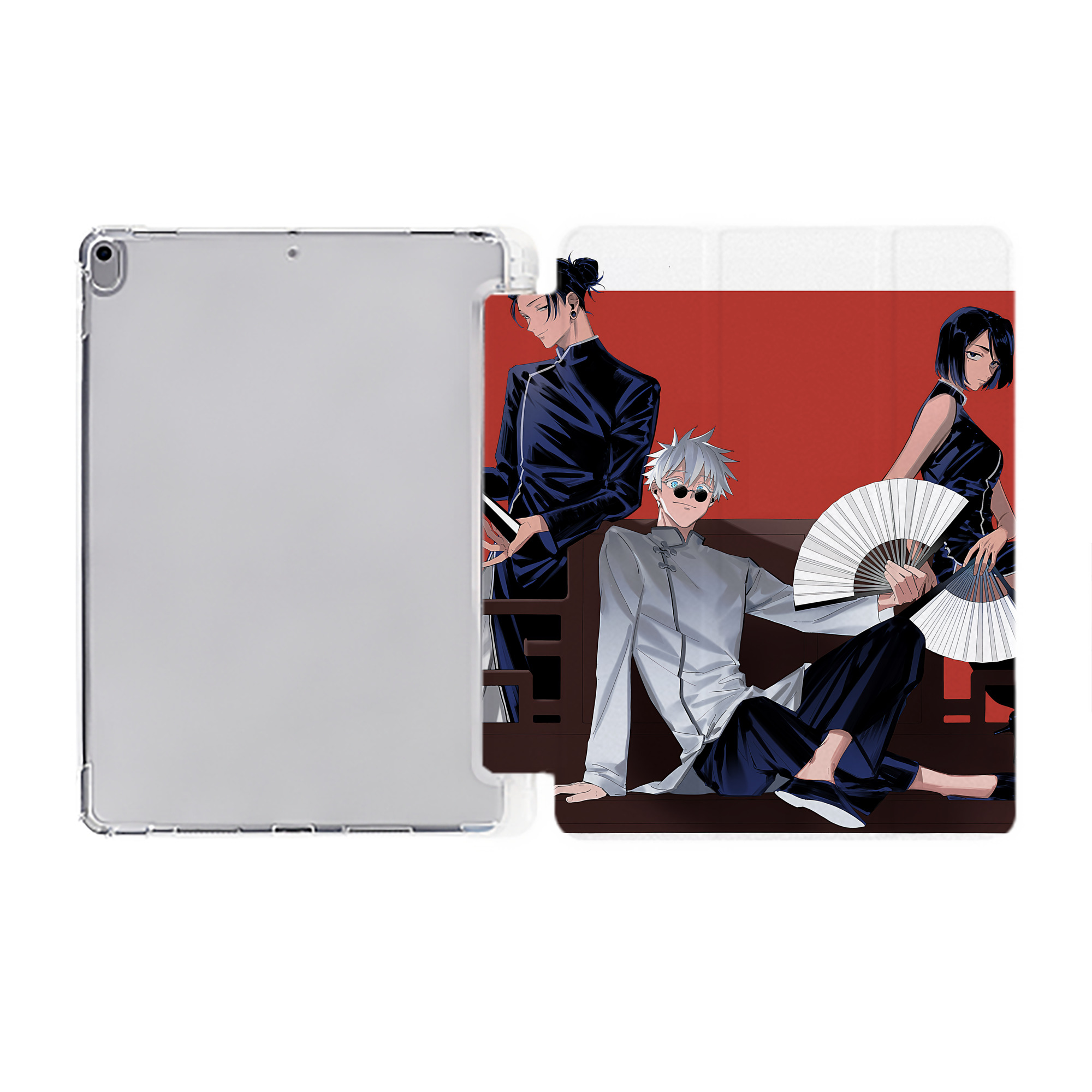 （画像用） SPY×FAMILY间谍家家酒 IPad ケース ペン収納付き 三つ折りスタンド PUレザー×シリコン 対応機種9.5/10.5/10.9インチ